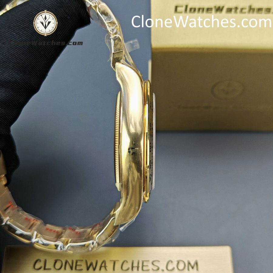 Rolex Super Clone Watches 1:1 Daytona 18K Gold M126508-0006 4131 Movement - Image 9