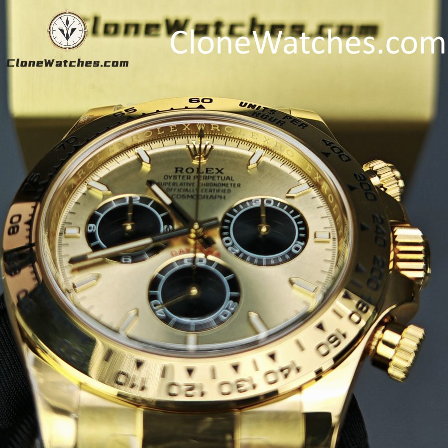 Rolex Super Clone Watches 1:1 Daytona 18K Gold M126508-0006 4131 Movement - Image 14