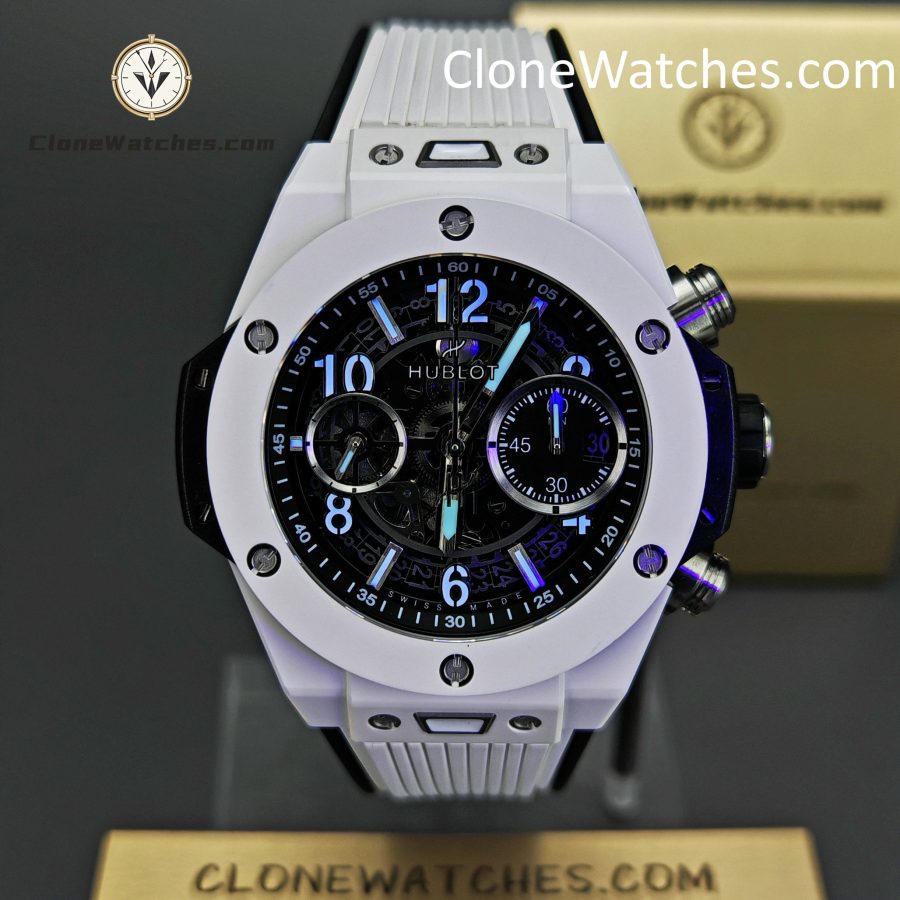 Hublot Super Clone Watches 1:1 Big Bang Unico White Ceramic 42MM 441.HX.1171.RX - Image 2