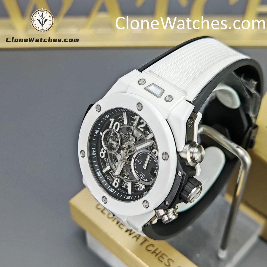 Hublot Super Clone Watches 1:1 Big Bang Unico White Ceramic 42MM 441.HX.1171.RX - Image 3