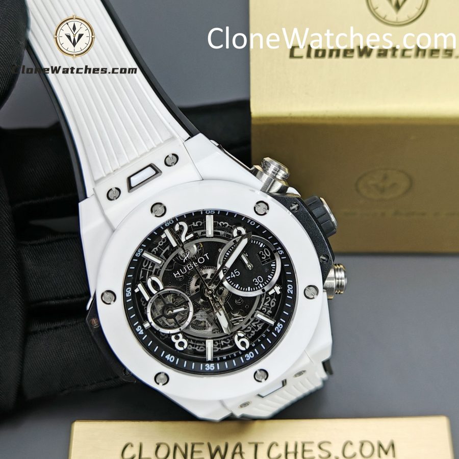 Hublot Super Clone Watches 1:1 Big Bang Unico White Ceramic 42MM 441.HX.1171.RX - Image 5