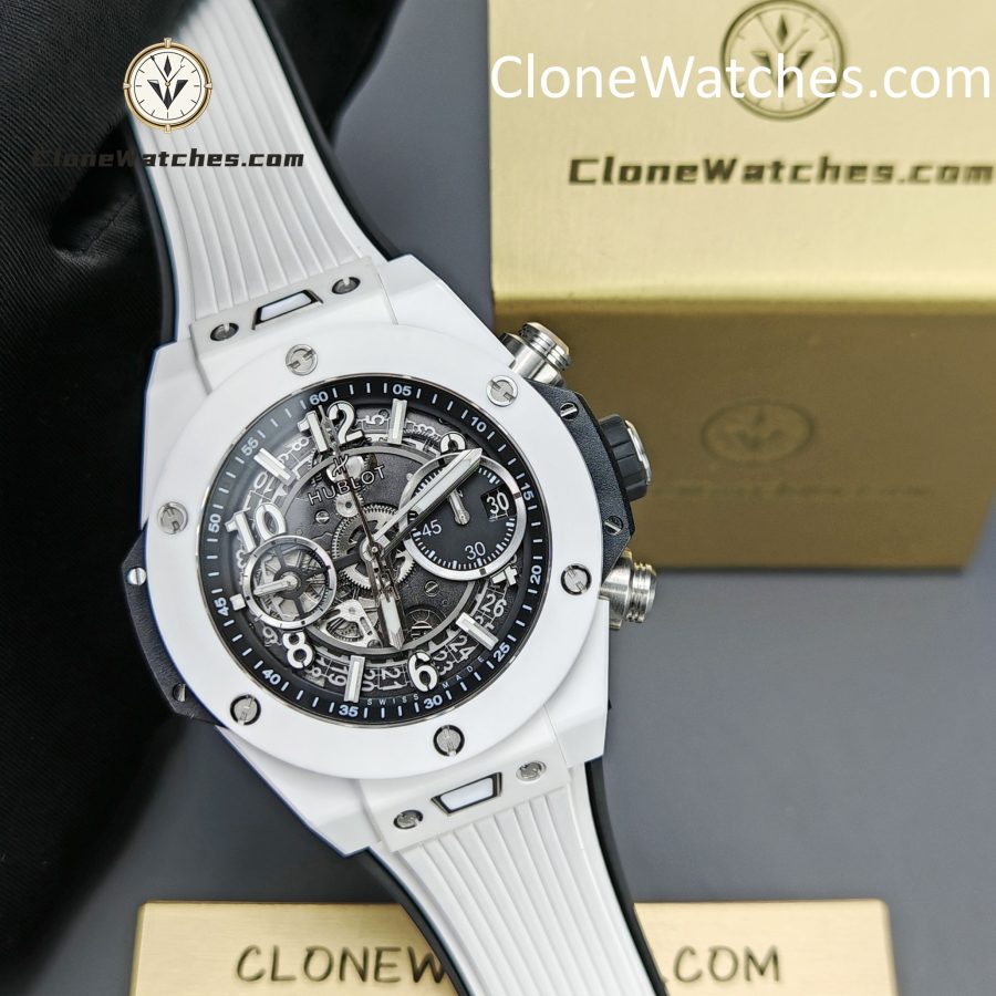 Hublot Super Clone Watches 1:1 Big Bang Unico White Ceramic 42MM 441.HX.1171.RX - Image 6