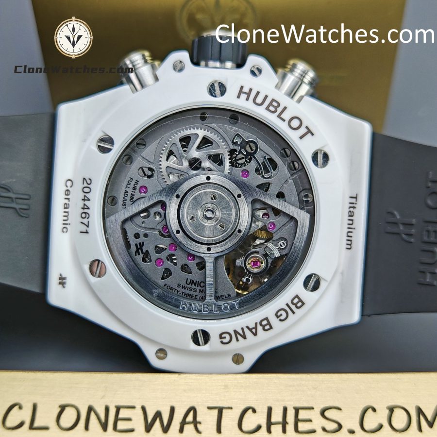Hublot Super Clone Watches 1:1 Big Bang Unico White Ceramic 42MM 441.HX.1171.RX - Image 13