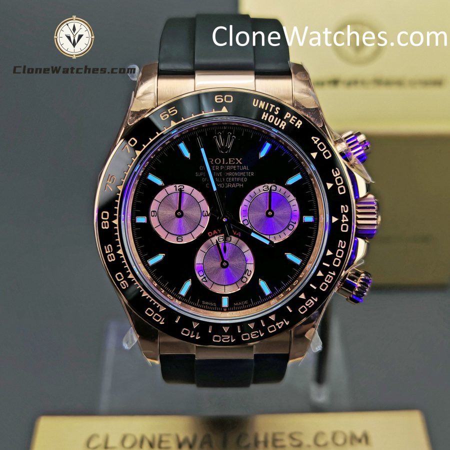 Rolex Super Clone Watches 1:1  Daytona Rose Gold M126515ln-0002 4131 Movement - Image 2