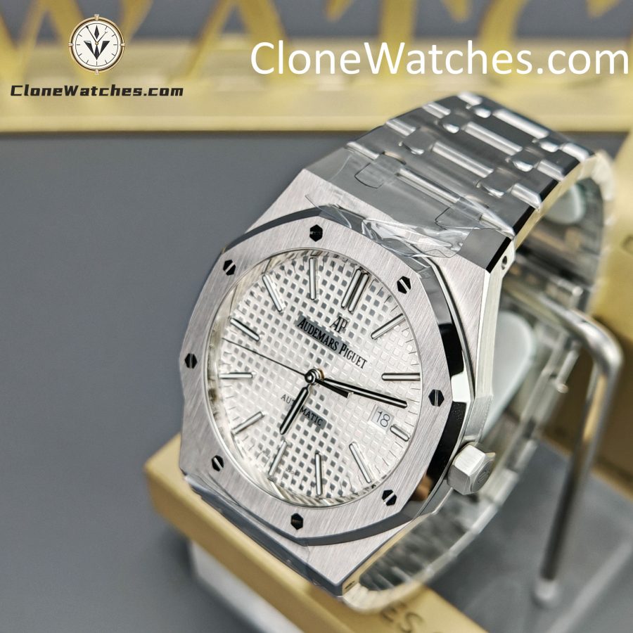 Audemars Piguet Super Clone Watches 1:1 Royal Oak 15400 White Dial - Image 16