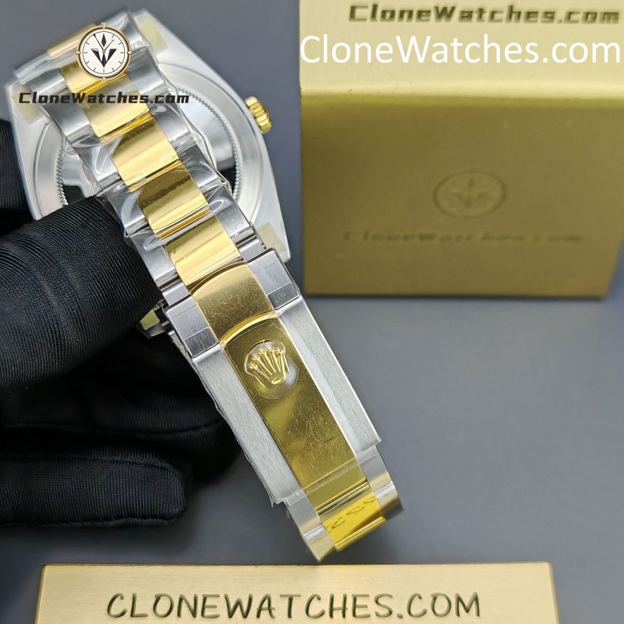Rolex Super Clone Watches 1:1 DateJust Gold Dial m126333-0009 Oyster 41MM 3235 Movement - Image 7