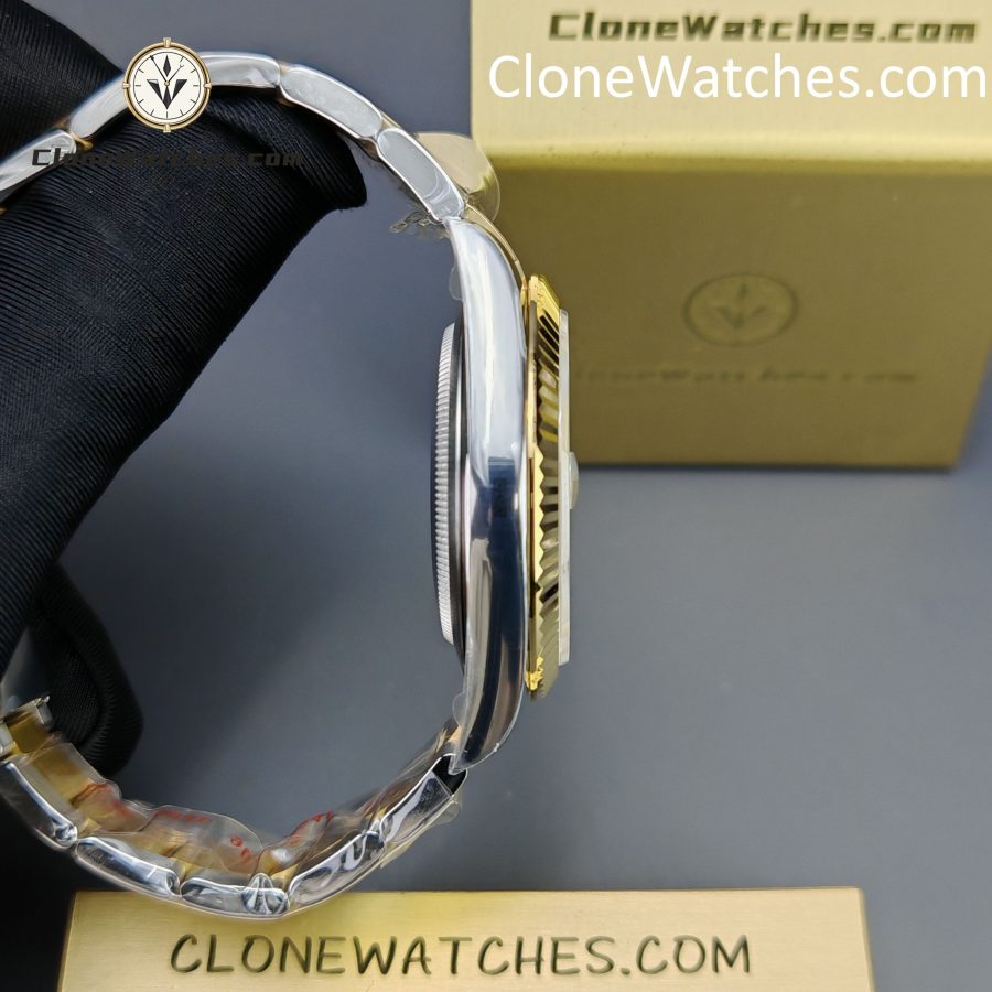 Rolex Super Clone Watches 1:1 DateJust Gold Dial m126333-0009 Oyster 41MM 3235 Movement - Image 9