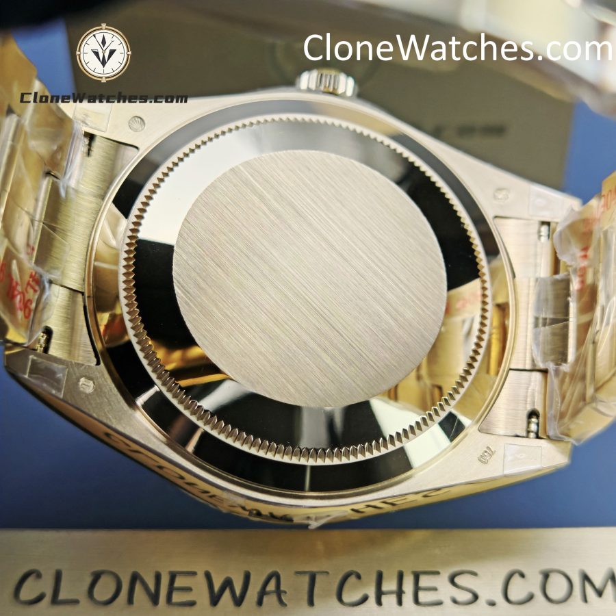 Rolex Super Clone Watches 1:1 Sky Dweller Yellow Gold Black Dial Oyster M336938-0002 9002 Movement - Image 11