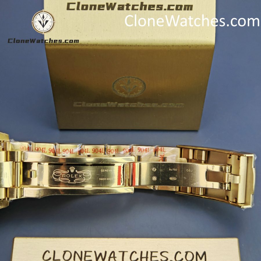 Rolex Super Clone Watches 1:1 Sky Dweller Yellow Gold Black Dial Oyster M336938-0002 9002 Movement - Image 12