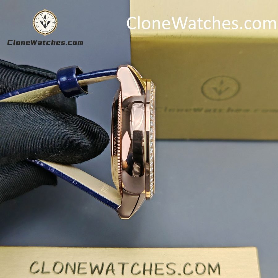 Vacheron Constantin Super Clone Watches 1:1 Égérie Moon Phase 8005F/000R-B498 White Dial - Image 6