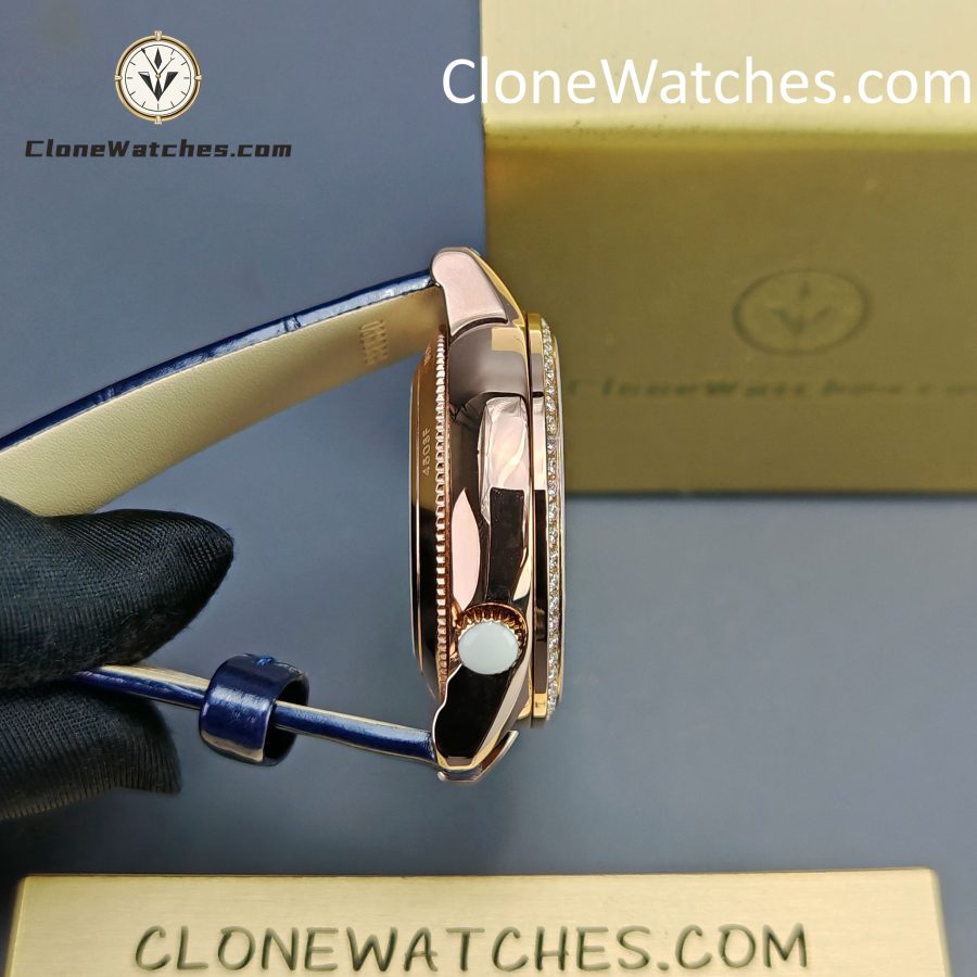 Vacheron Constantin Super Clone Watches 1:1 Égérie Moon Phase 8005F/000R-B498 White Dial - Image 7