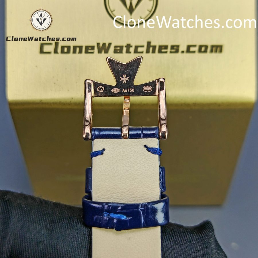 Vacheron Constantin Super Clone Watches 1:1 Égérie Moon Phase 8005F/000R-B498 White Dial - Image 9