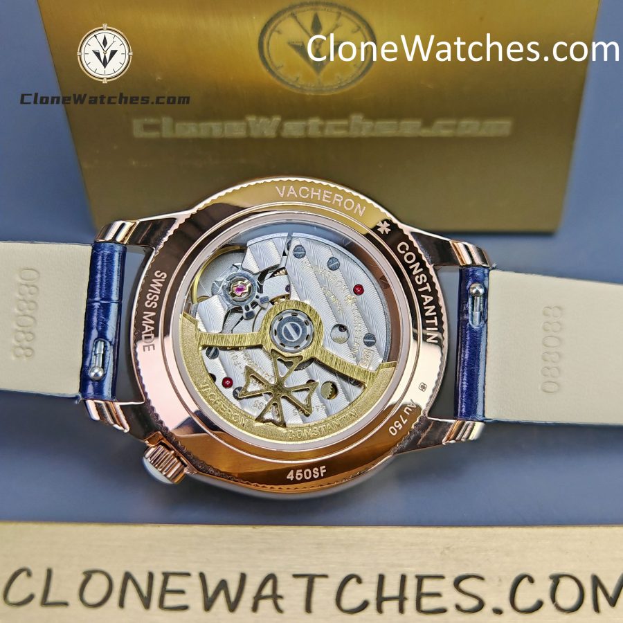 Vacheron Constantin Super Clone Watches 1:1 Égérie Moon Phase 8005F/000R-B498 White Dial - Image 12