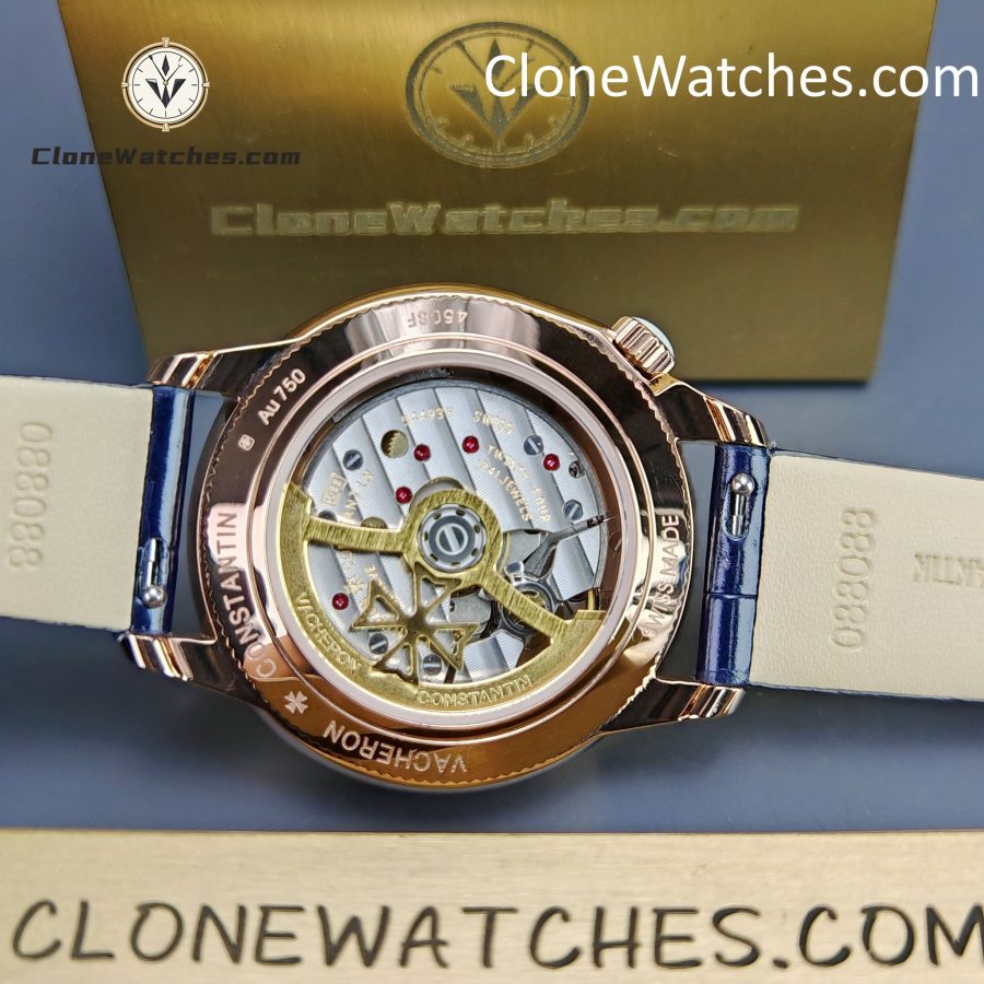 Vacheron Constantin Super Clone Watches 1:1 Égérie Moon Phase 8005F/000R-B498 White Dial - Image 13