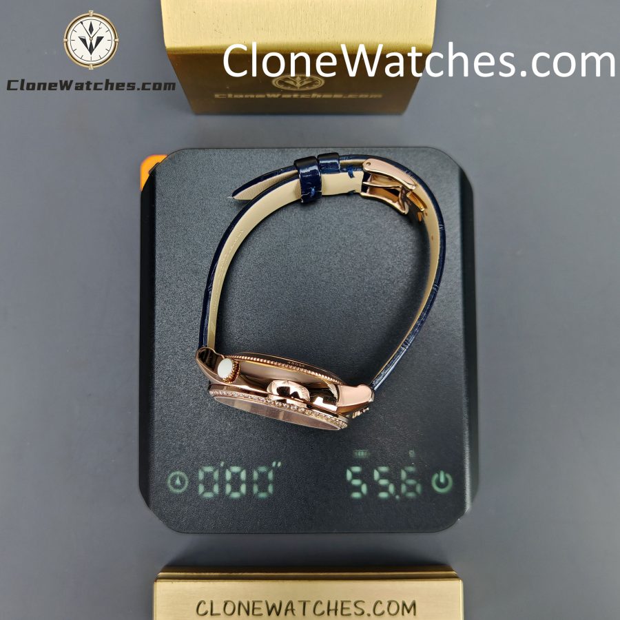 Vacheron Constantin Super Clone Watches 1:1 Égérie Moon Phase 8005F/000R-B498 White Dial - Image 15