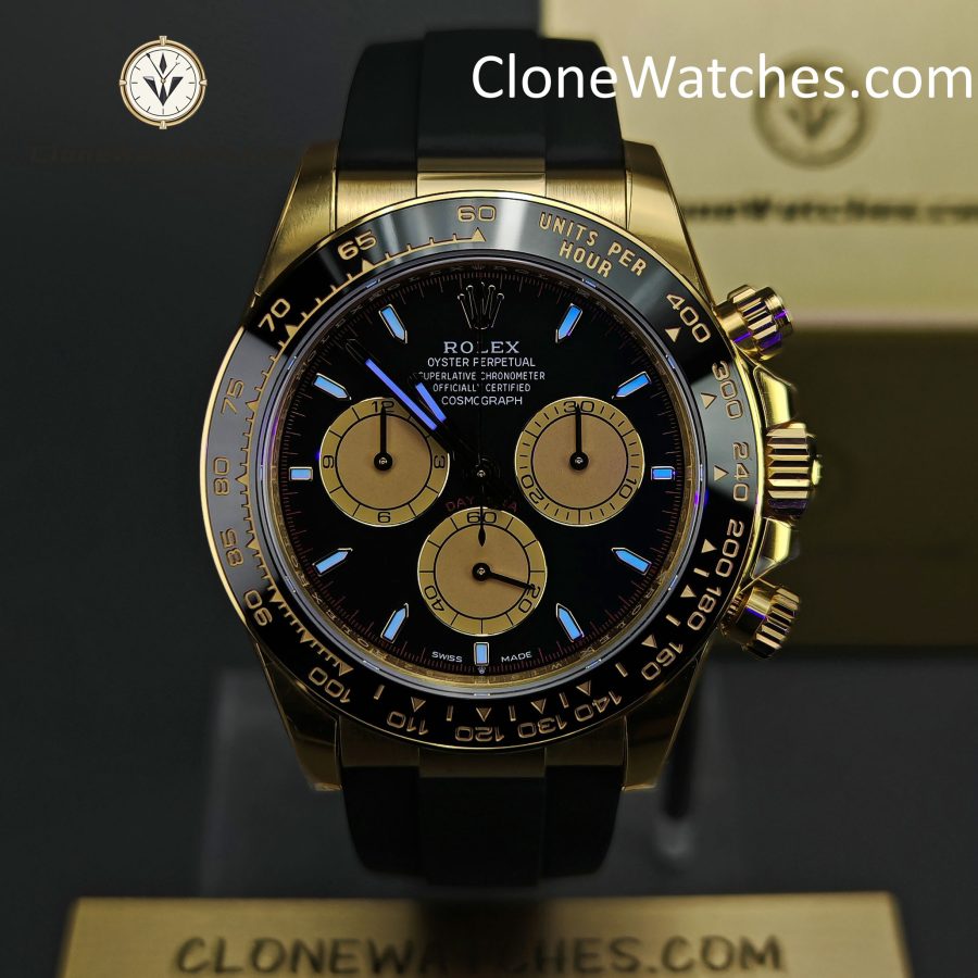 Rolex Super Clone Watches 1:1 Daytona18K Gold M126518ln-0004 4131 Movement - Image 2