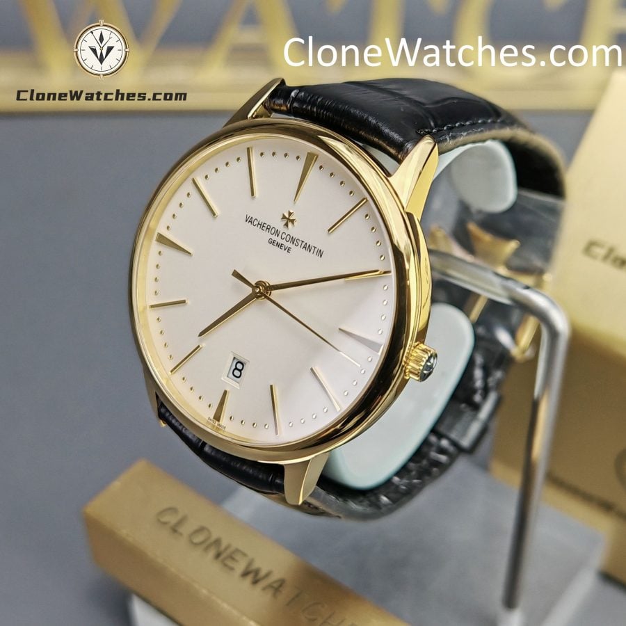 Vacheron Constantin Super Clone Watches 1:1 Patrimony Gold 85180/000J-9231 White Dial - Image 2