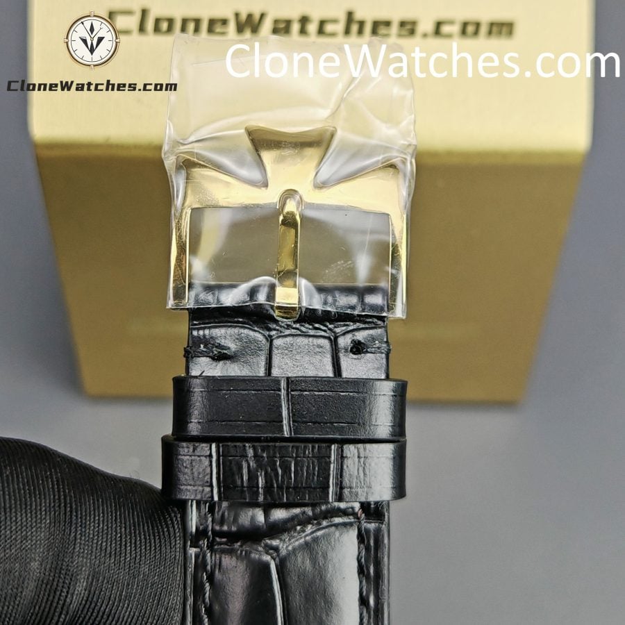 Vacheron Constantin Super Clone Watches 1:1 Patrimony Gold 85180/000J-9231 White Dial - Image 8