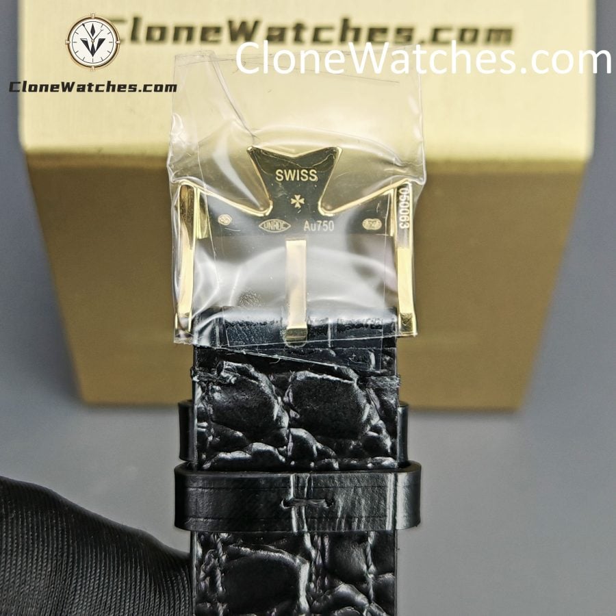 Vacheron Constantin Super Clone Watches 1:1 Patrimony Gold 85180/000J-9231 White Dial - Image 9