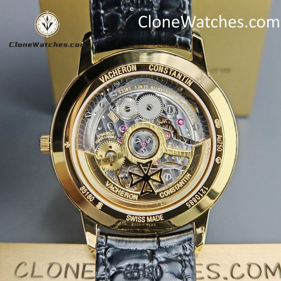Vacheron Constantin Super Clone Watches 1:1 Patrimony Gold 85180/000J-9231 White Dial - Image 12