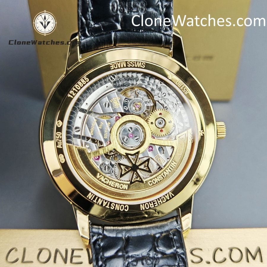 Vacheron Constantin Super Clone Watches 1:1 Patrimony Gold 85180/000J-9231 White Dial - Image 13