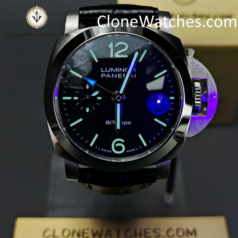 Panerai Super Clone Watches 1:1 Luminor Quaranta BiTempo PAM01365 - Image 2