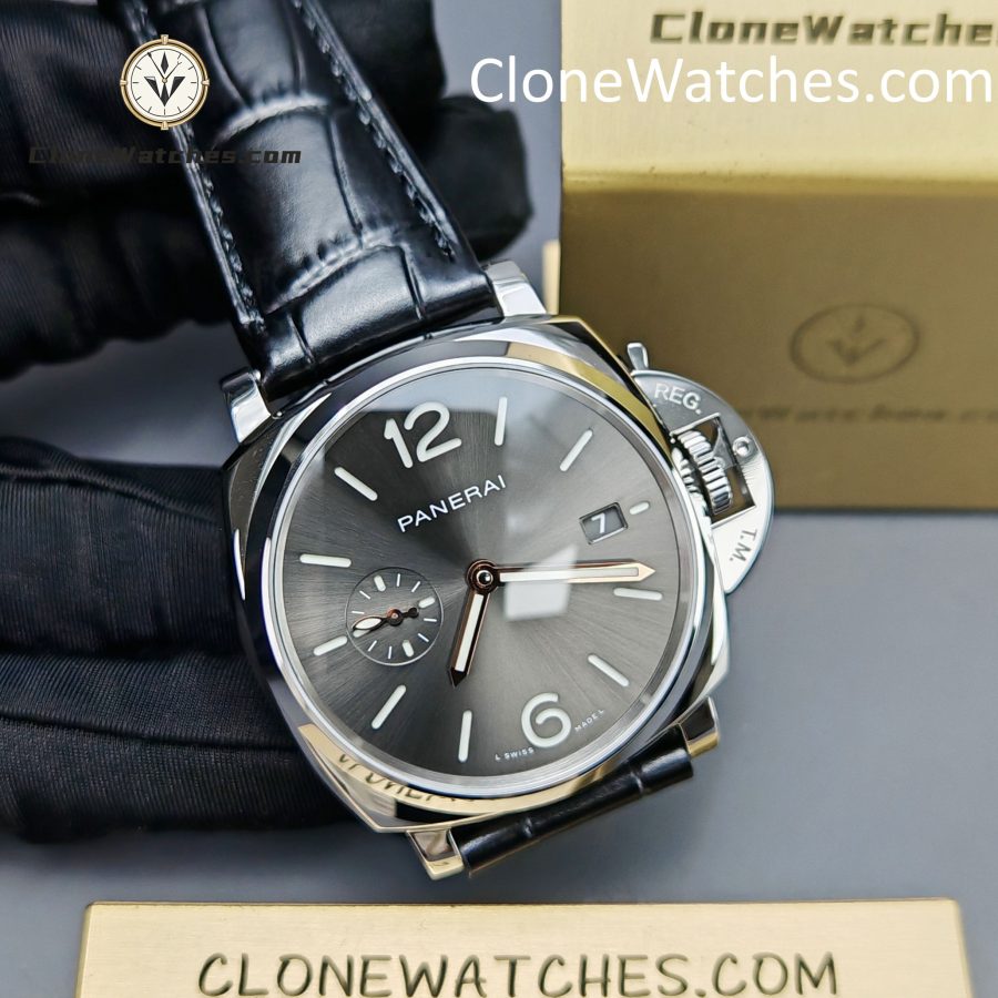 Panerai Super Clone Watches 1:1 Luminor Due PAM01250 Grey Dial - Image 4