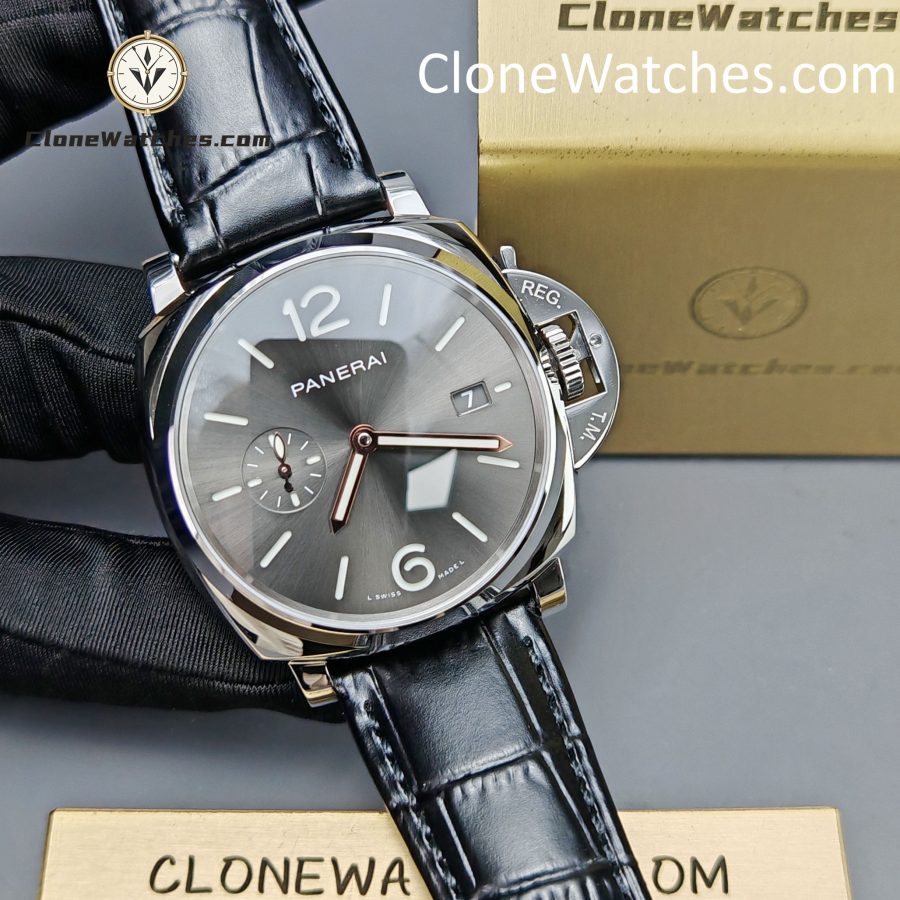 Panerai Super Clone Watches 1:1 Luminor Due PAM01250 Grey Dial - Image 5