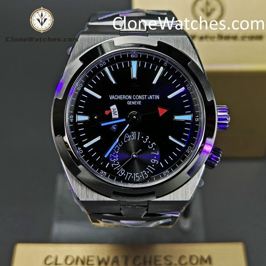 Vacheron Constantin Super Clone Watches 1:1 Overseas Dual Time 7920V/210A-B546 Black Dial - Image 2