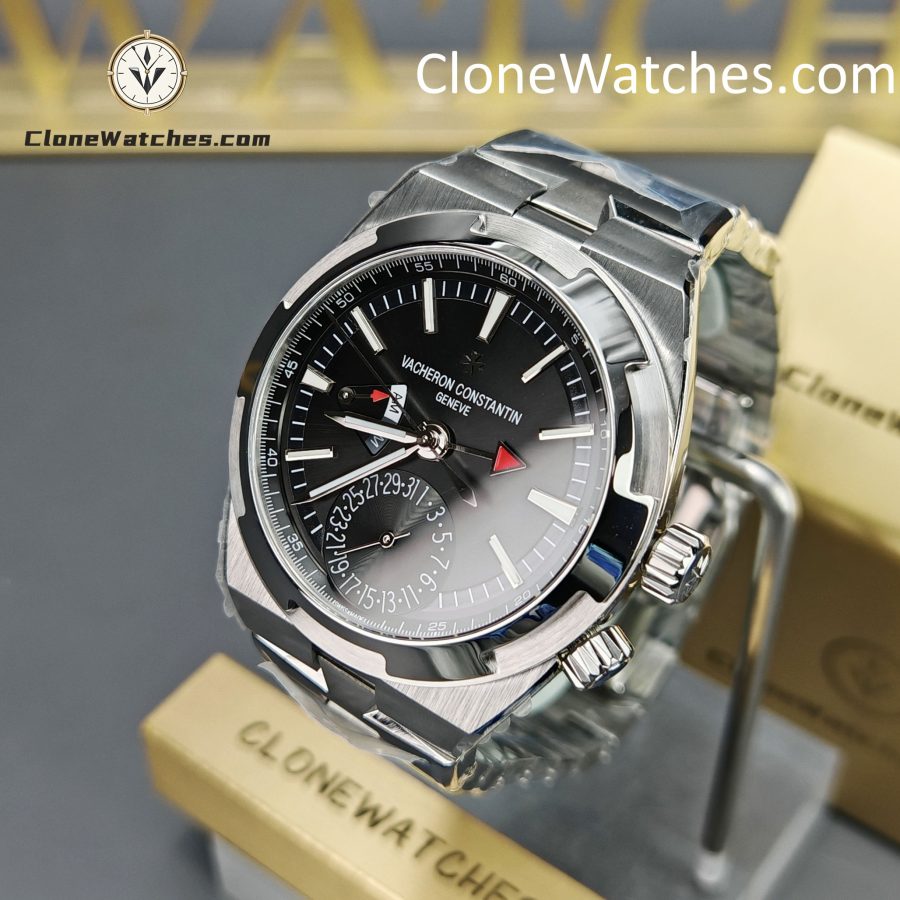 Vacheron Constantin Super Clone Watches 1:1 Overseas Dual Time 7920V/210A-B546 Black Dial - Image 3