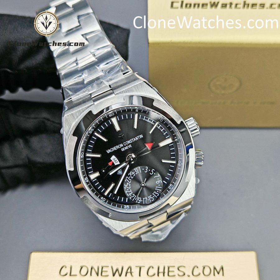Vacheron Constantin Super Clone Watches 1:1 Overseas Dual Time 7920V/210A-B546 Black Dial - Image 5