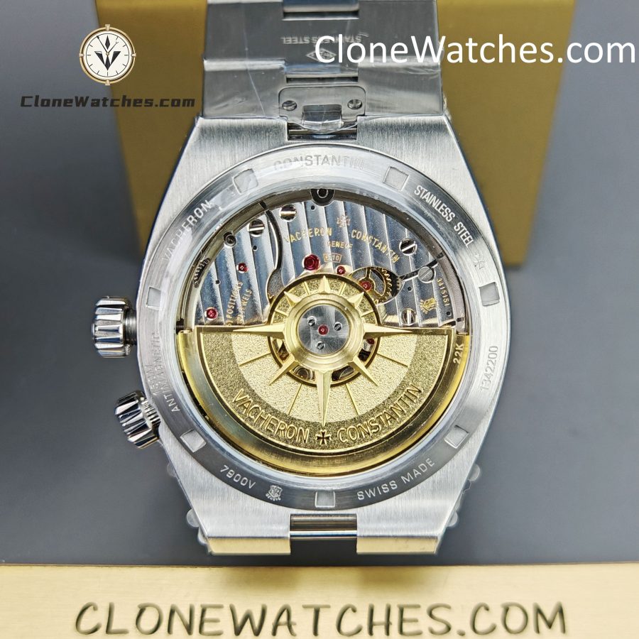 Vacheron Constantin Super Clone Watches 1:1 Overseas Dual Time 7920V/210A-B546 Black Dial - Image 13