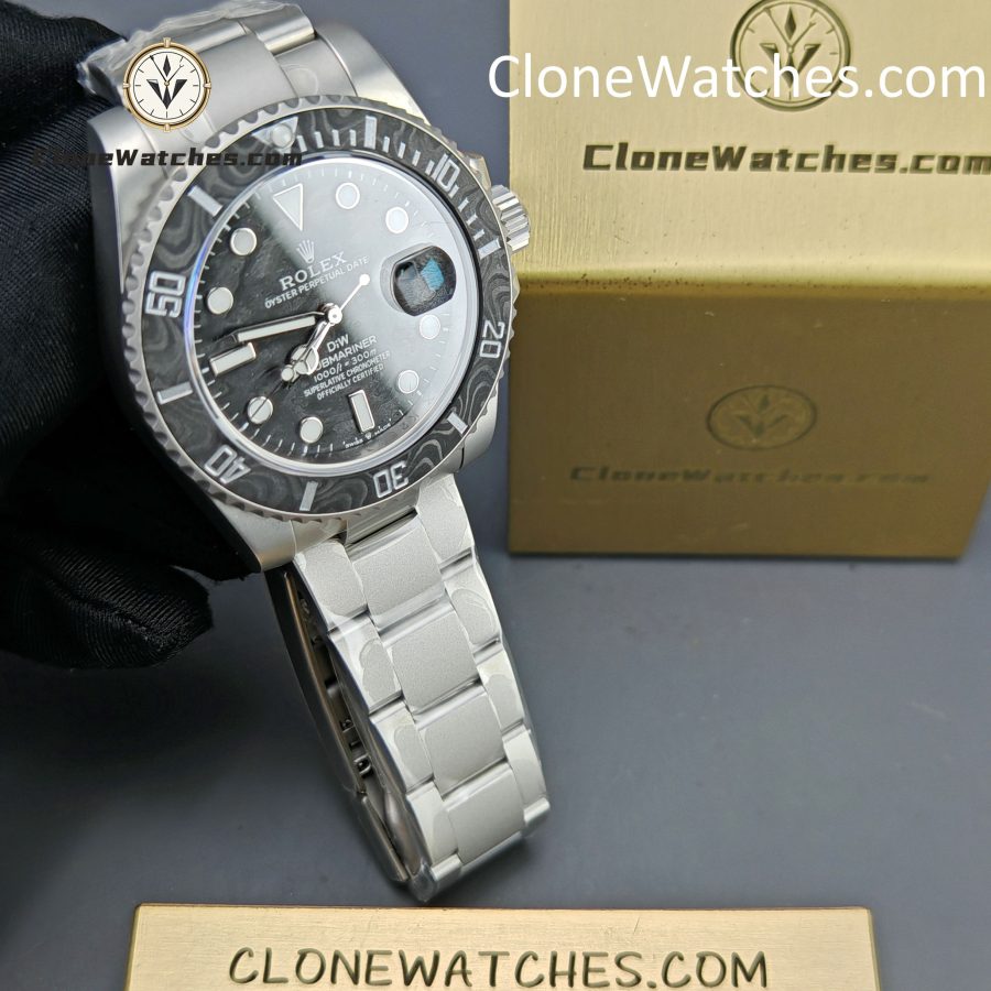 Modified Super Clone Watches 1:1 DiW Rolex Submariner Customized Carbon Fiber EOC - Image 4