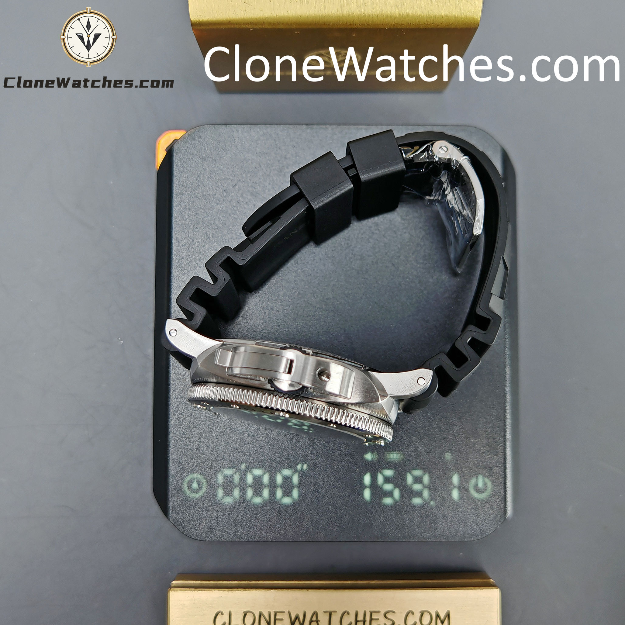 Panerai Super Clone Watches 1:1 Submersible GMT Navy SEALs PAM01323 Gradient Gray dial - Image 14