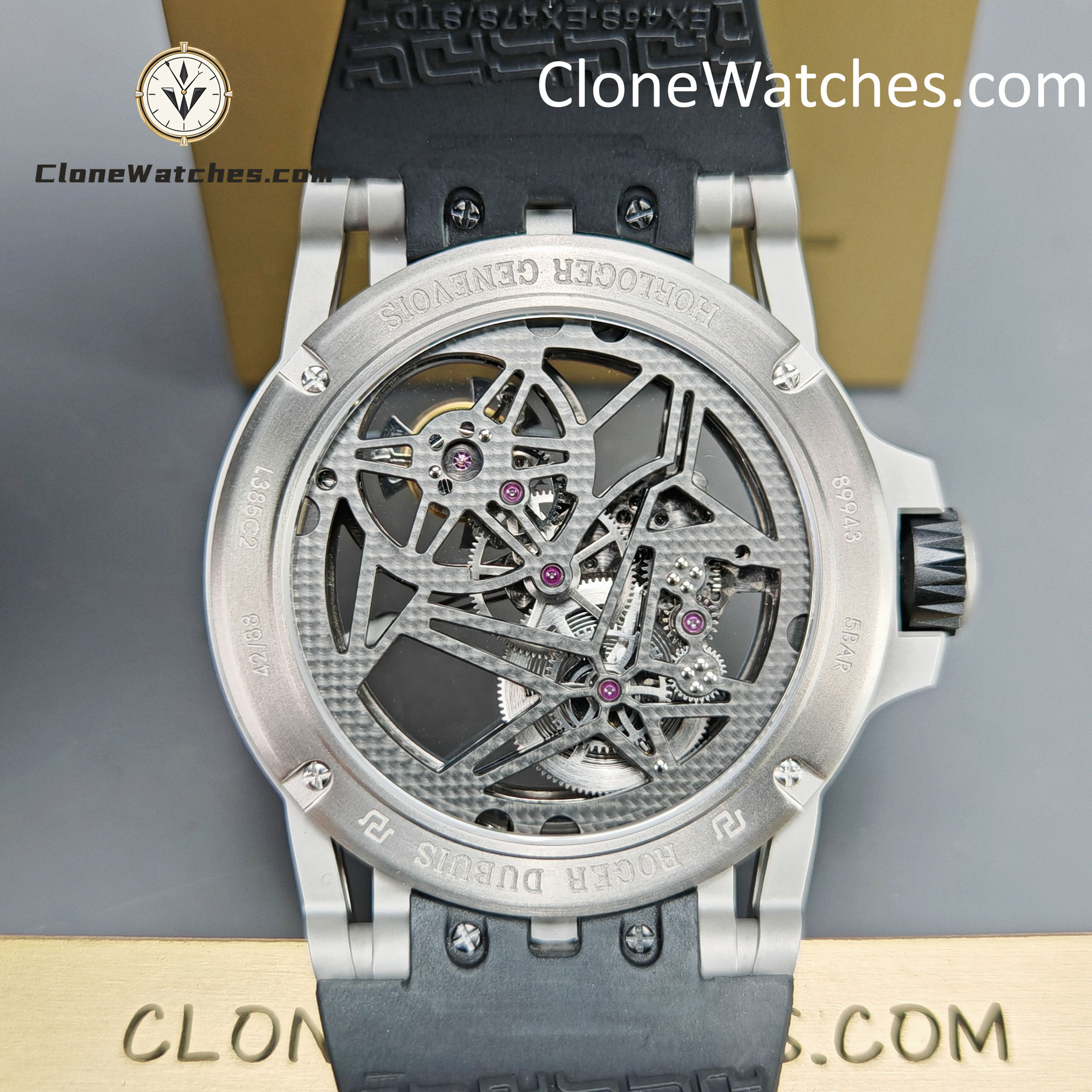 Roger Dubuis Super Clone Watches 1:1 Excalibur Skeleton Dial RDDBEX0479 45MM - Image 11