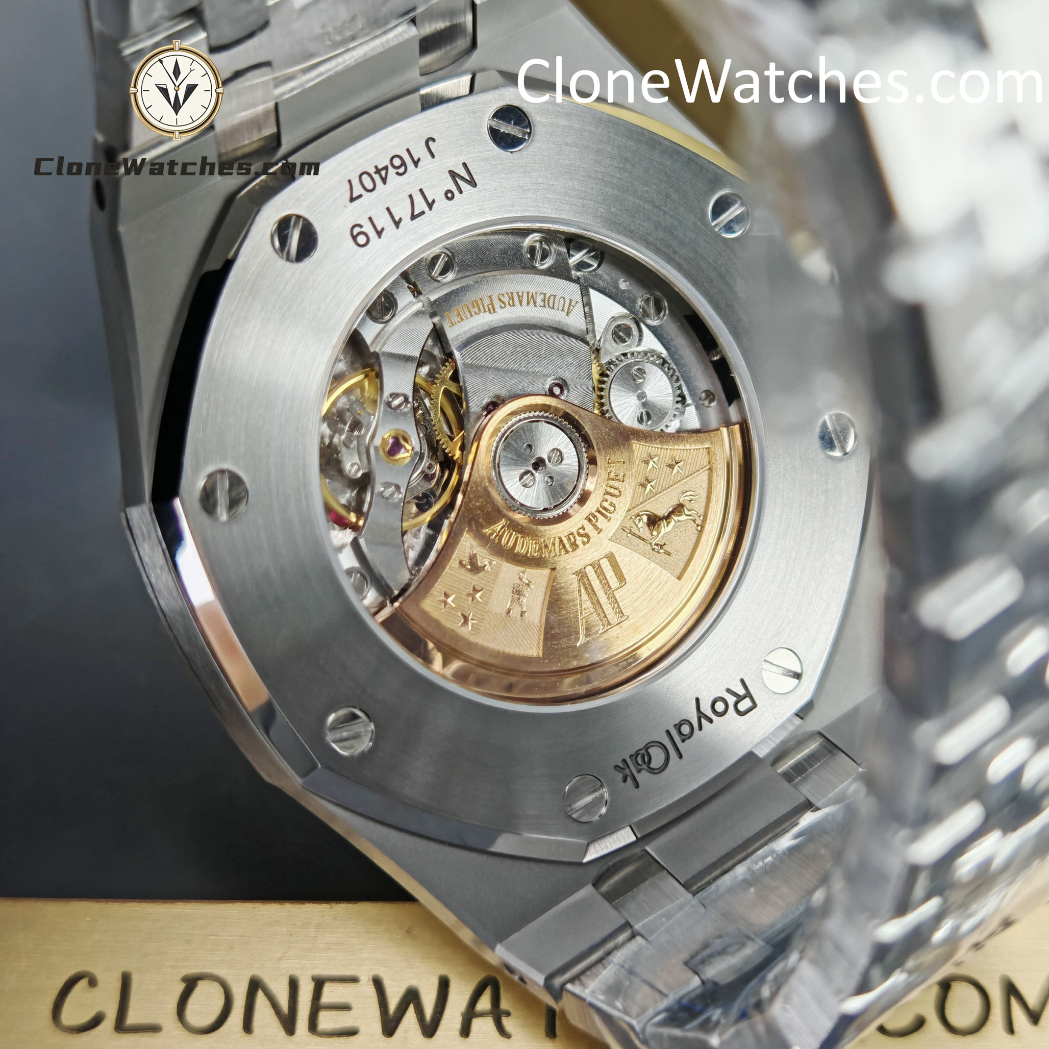 Audemars Piguet Super Clone Watches 1:1 Royal Oak 15400 Black Dial - Image 12