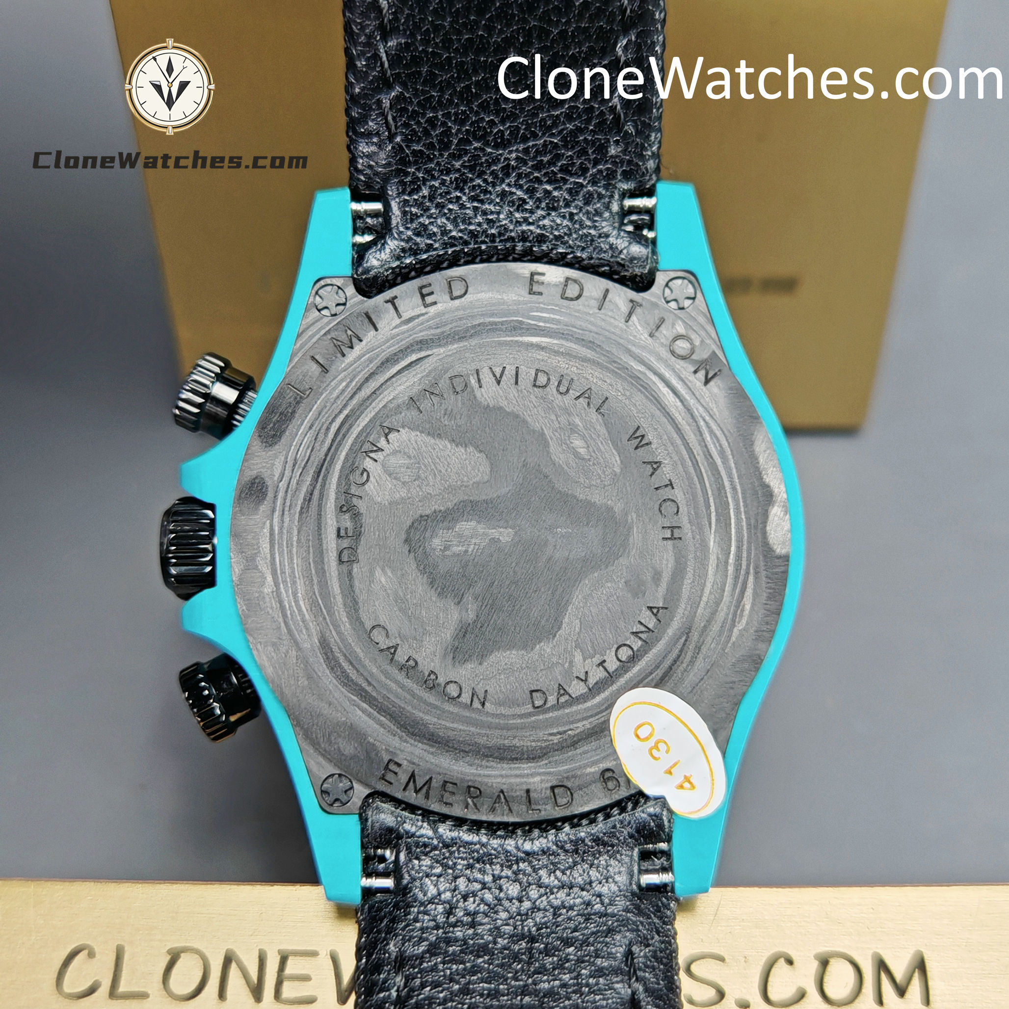 Modified Super Clone Watches 1:1 DiW Rolex Daytona Quartz Fiber CELESTE INVERT - Image 12