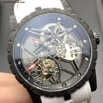Roger Dubuis Super Clone Watches 1:1 Excalibur Carbon Fiber Skeleton Dial DBEX0577 42MM - Image 3