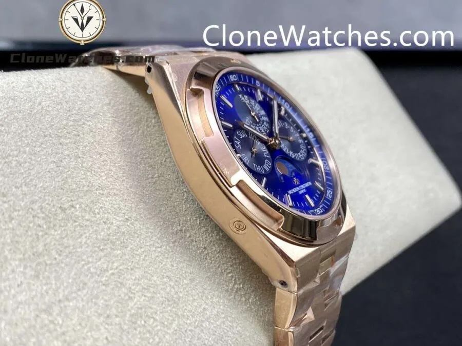 Vacheron Constantin Super Clone Watches 1:1 Overseas perpetual calendar Rose Gold 4300V/220R-B509 - Image 7