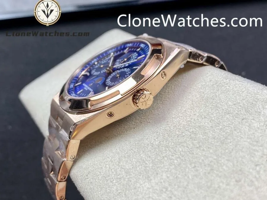 Vacheron Constantin Super Clone Watches 1:1 Overseas perpetual calendar Rose Gold 4300V/220R-B509 - Image 6