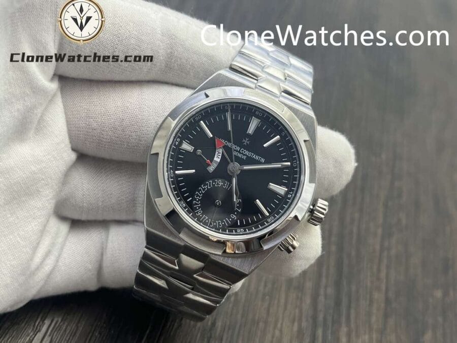 Vacheron Constantin Super Clone Watches 1:1 Overseas Dual Time 7920V/210A-B546 Black Dial - Image 3