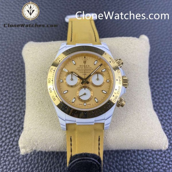 Super Clone Watches – Modified DiW Rolex Daytona GOLDEN ESSENCE