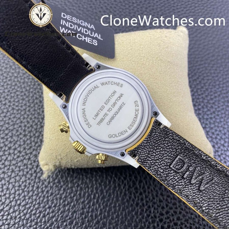 Modified Super Clone Watches 1:1 DiW Rolex Daytona Carbon Fiber GOLDEN ESSENCE - Image 8