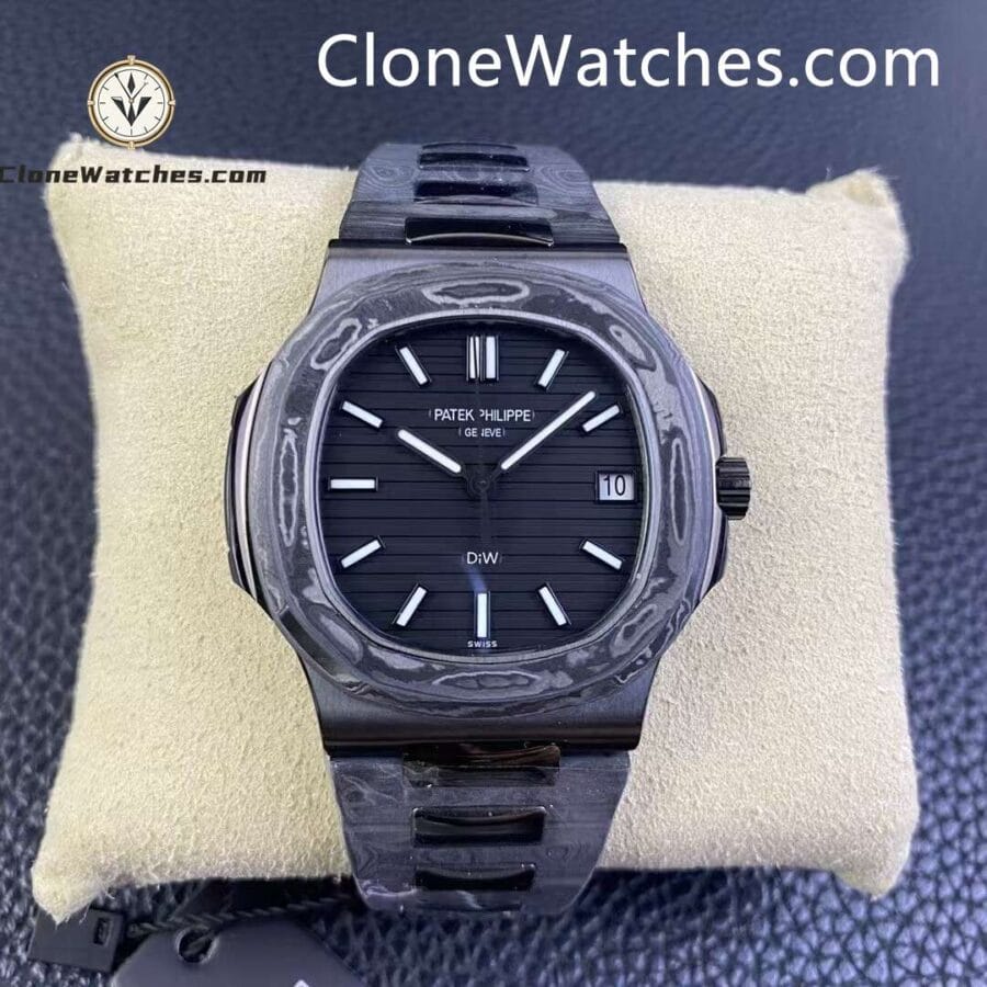 Super Clone Watches – Modified DiW Patek Philippe CARBON BLACK 5711