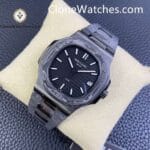 Modified Super Clone Watches 1:1 DiW Patek Philippe Nautilus CARBON BLACK  5711 - Image 4
