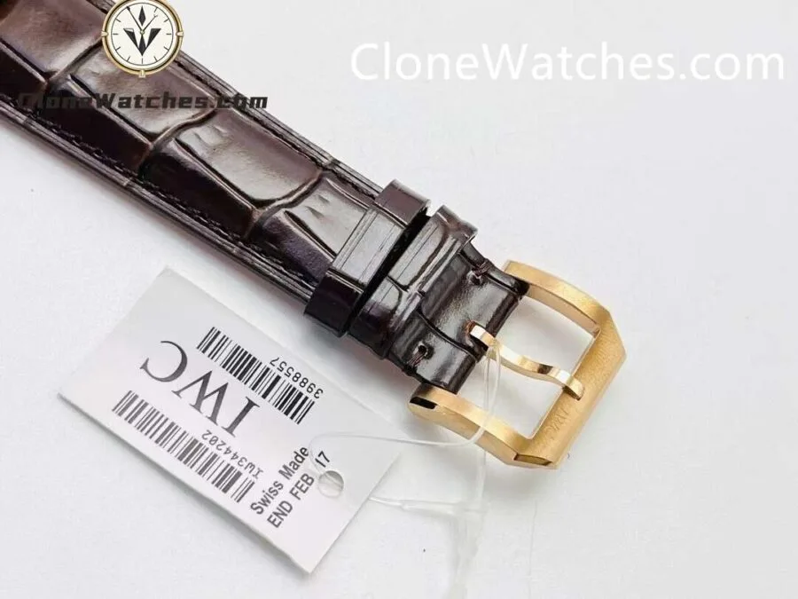 IWC Super Clone Watches 1:1 Portugieser Rose Gold Perpetual Calendar 42MM IW344202 - Image 9