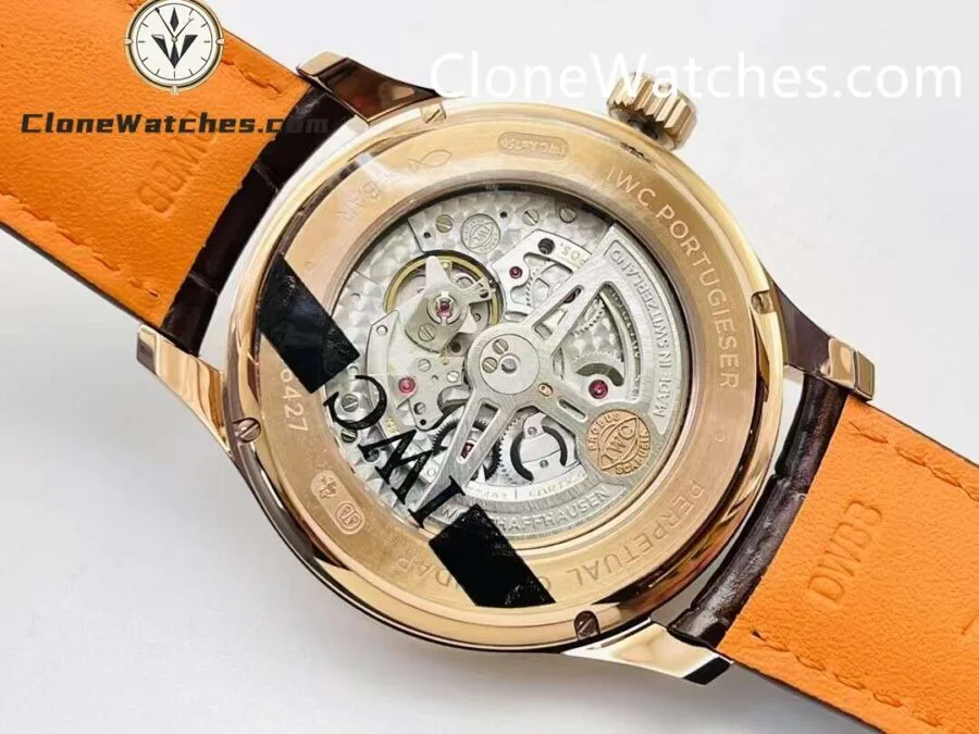 IWC Super Clone Watches 1:1 Portugieser Rose Gold Perpetual Calendar 42MM IW344202 - Image 7