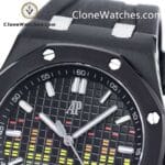 Audemars Piguet Super Clone Watches 1:1 Royal Oak Offshore 15600 44mm Black Music Dial - Image 5