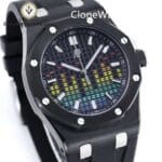 Audemars Piguet Super Clone Watches 1:1 Royal Oak Offshore 15600 44mm Black Music Dial - Image 4