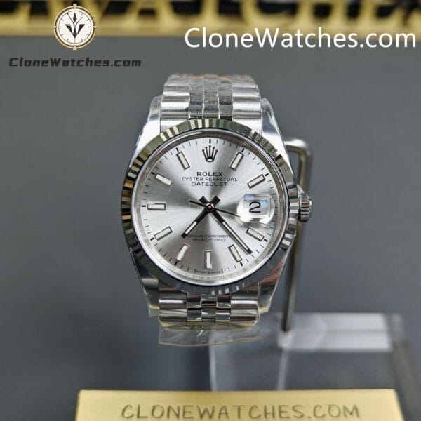 Super Clone Watches – Rolex DateJust Silver Dial M126234 – 0013